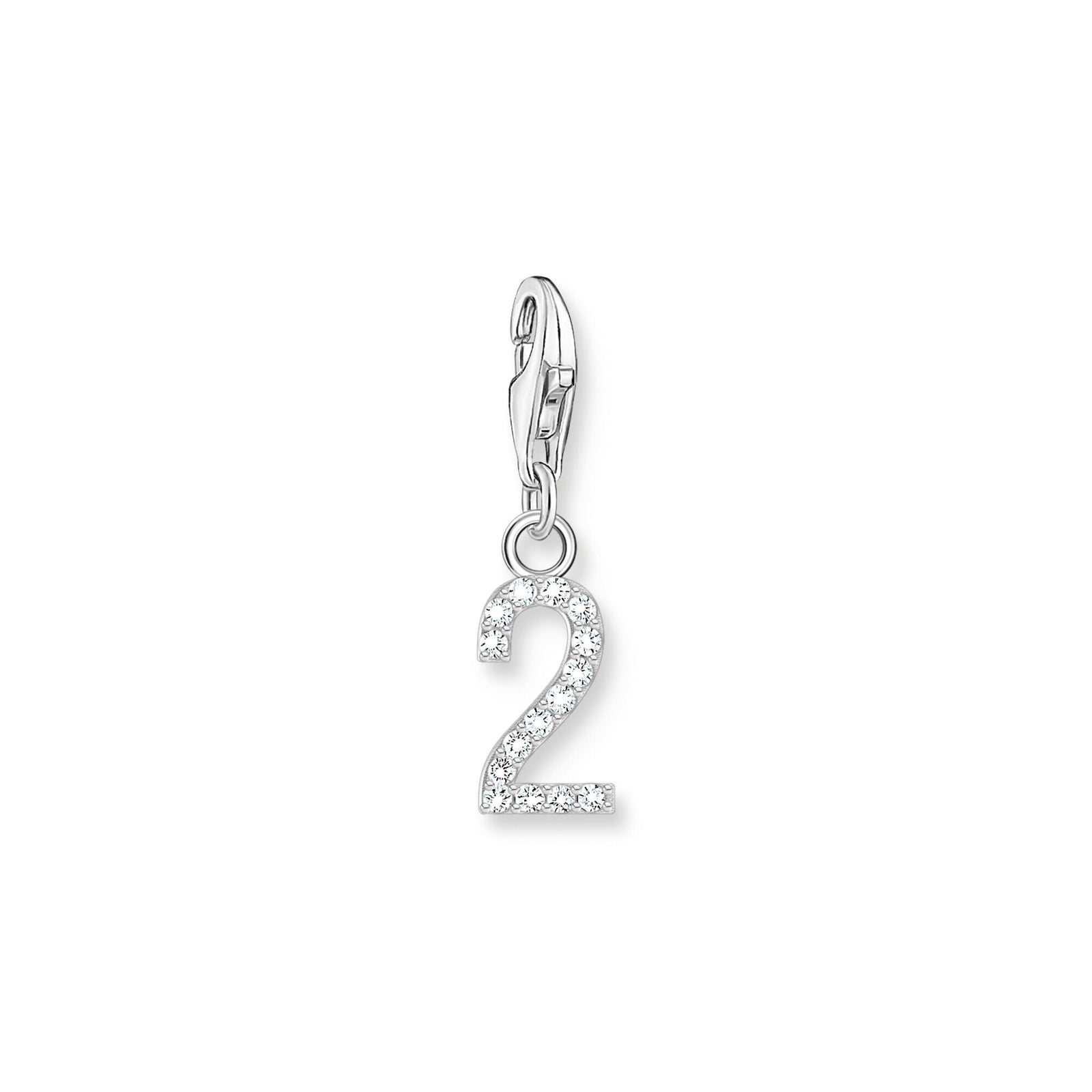 Number "2" silver charm | THOMAS SABO Australia