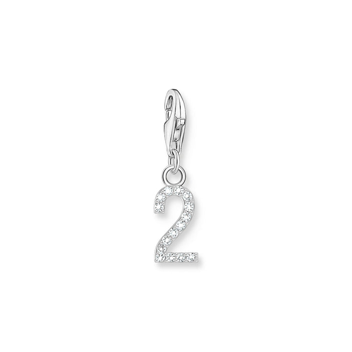 Number "2" silver charm | THOMAS SABO Australia