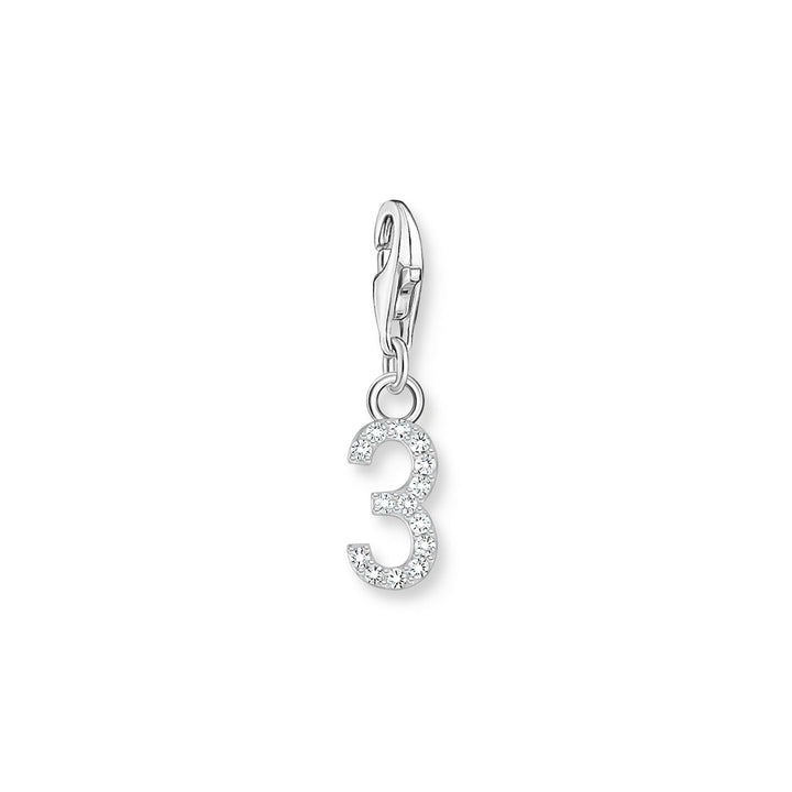 Number "3" silver charm | THOMAS SABO Australia