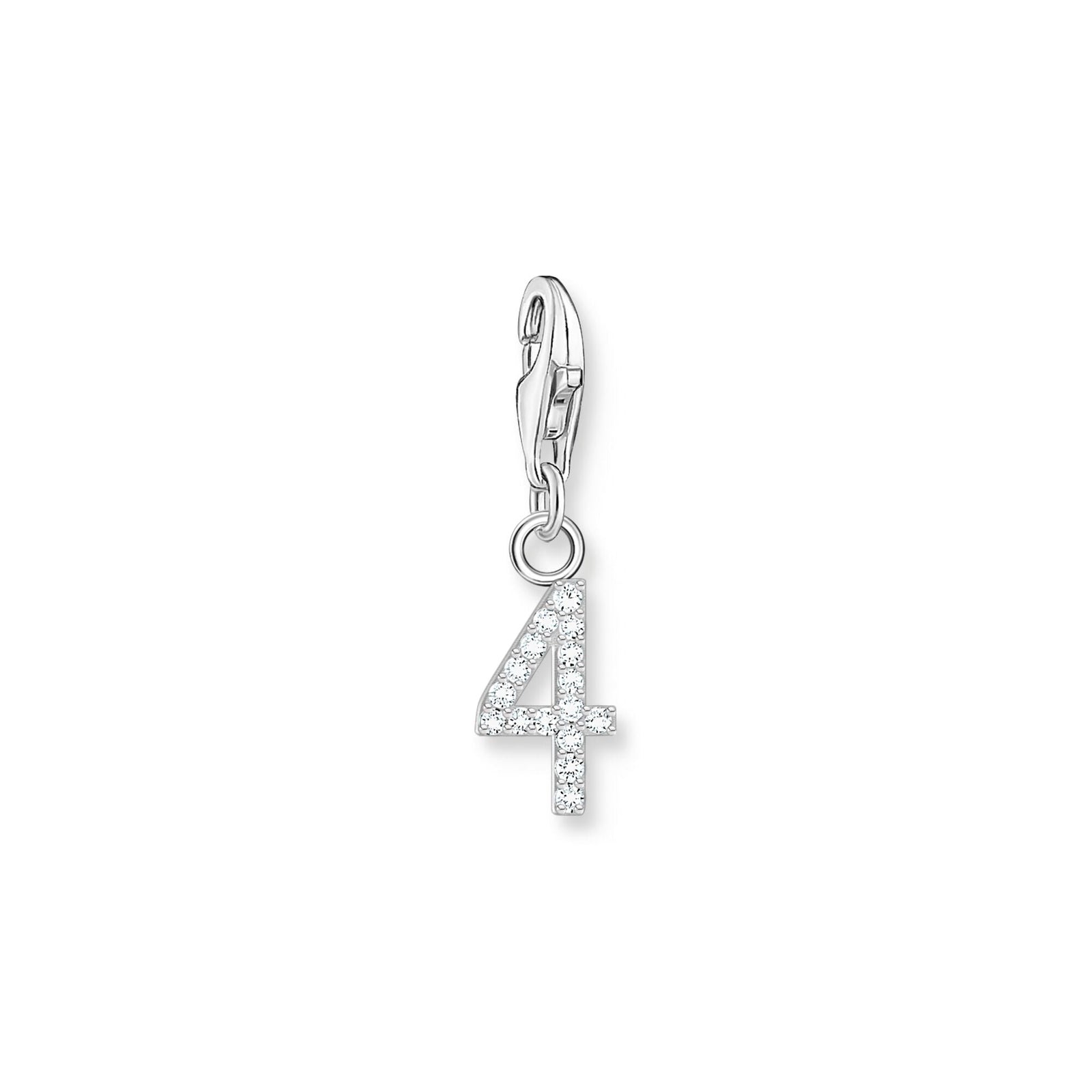 Number "4" silver charm | THOMAS SABO Australia
