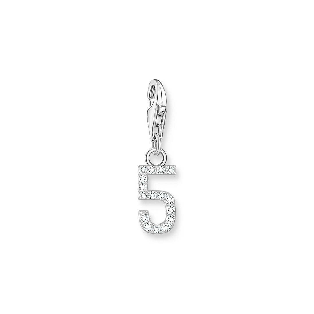 Number "5" silver charm | THOMAS SABO Australia