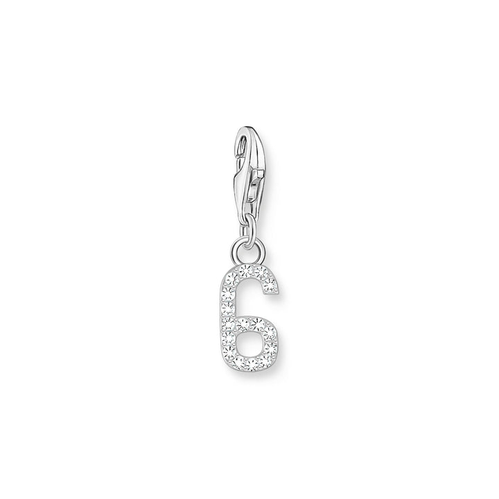 Number "6" silver charm | THOMAS SABO Australia