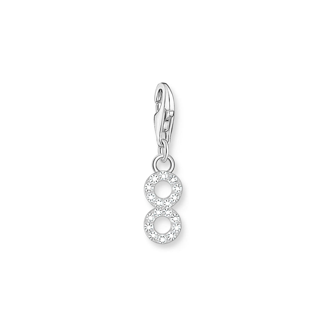 Number "8" silver charm | THOMAS SABO Australia
