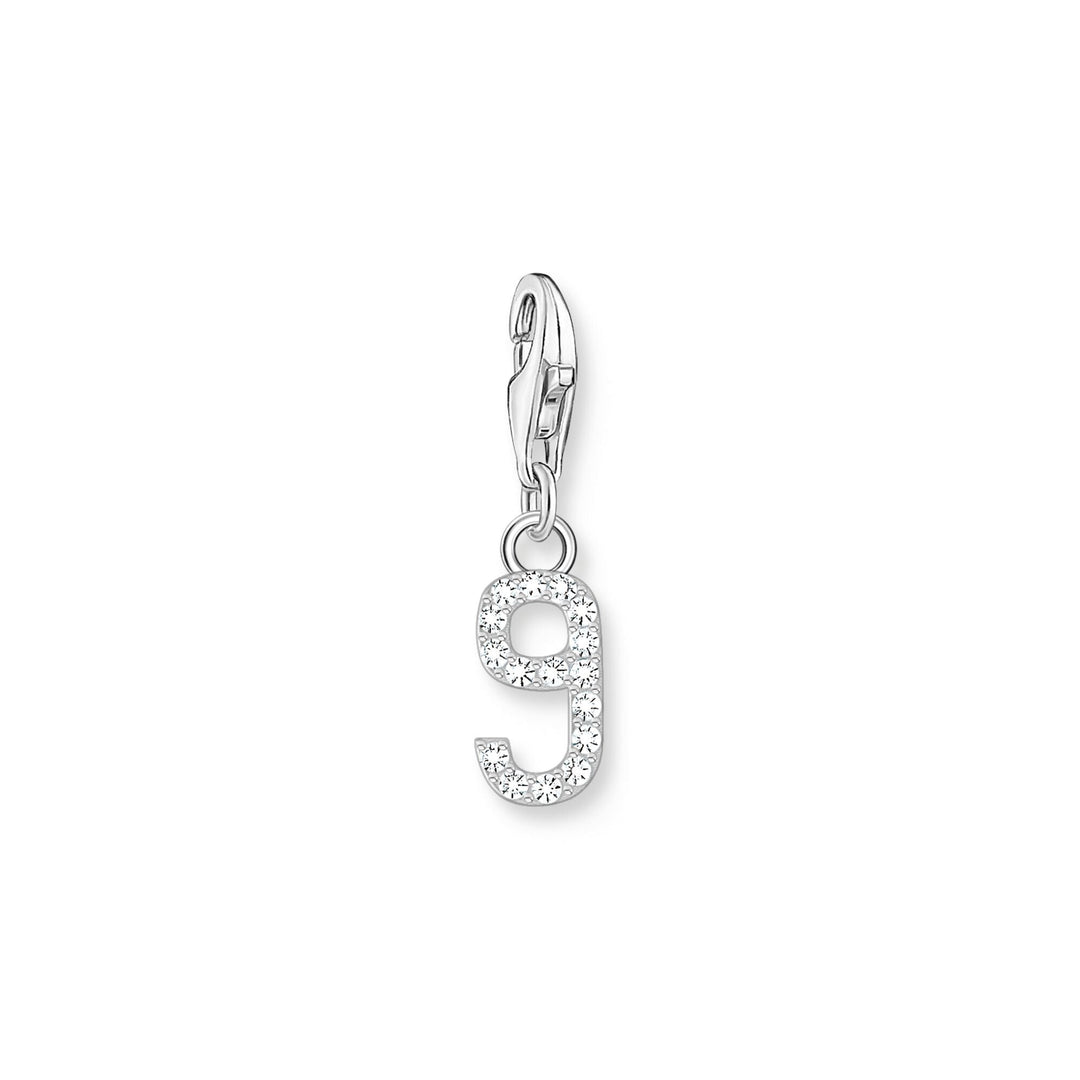 Number "9" silver charm | THOMAS SABO Australia