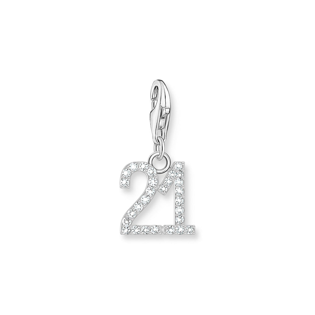 Number "21" silver charm | THOMAS SABO Australia