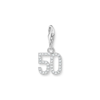 Number "50" silver charm | THOMAS SABO Australia