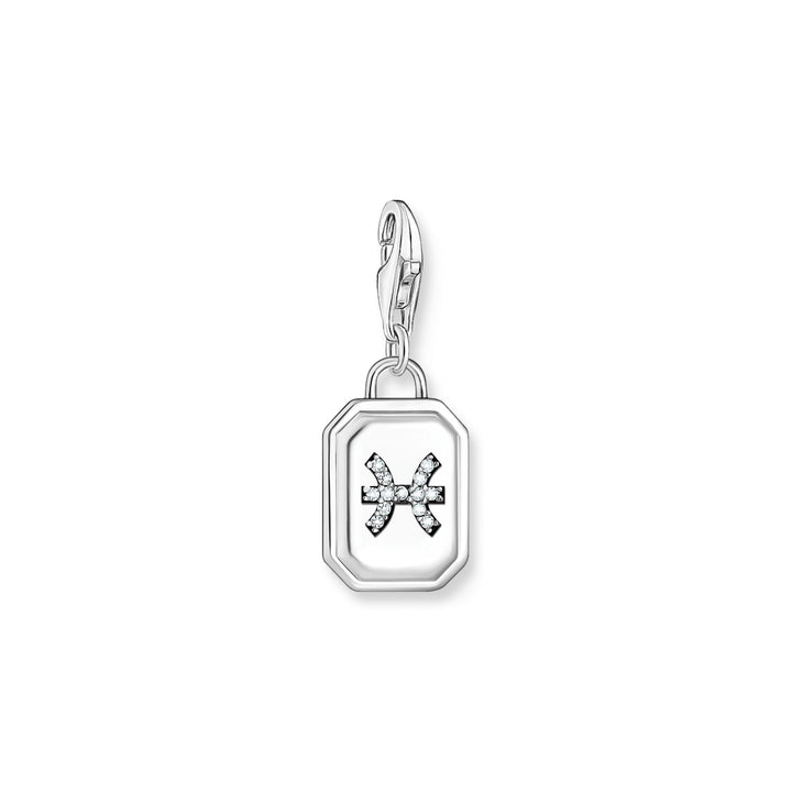 Pisces zodiac sign silver charm pendant | THOMAS SABO Australia