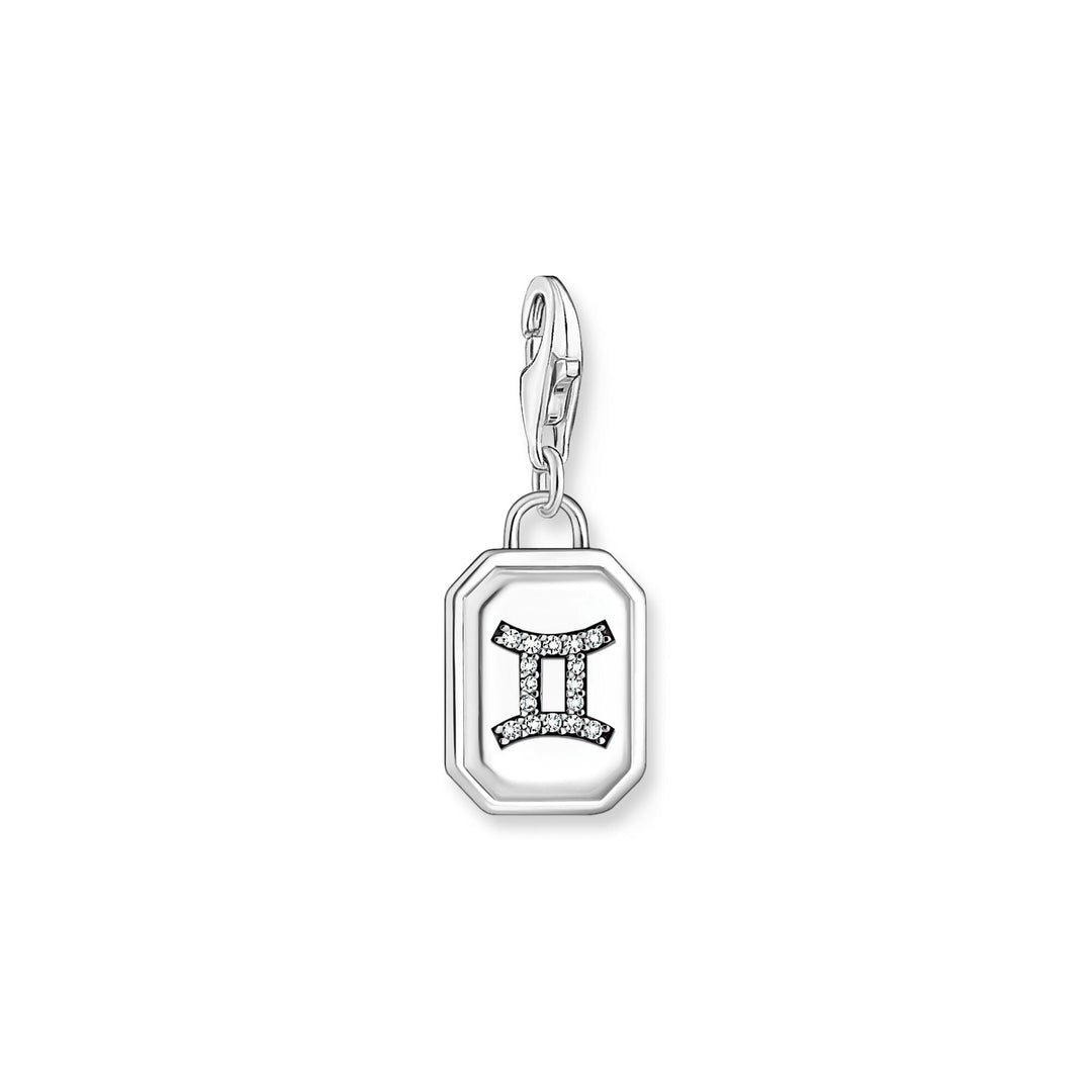Gemini Zodiac sign silver charm pendant | THOMAS SABO Australia