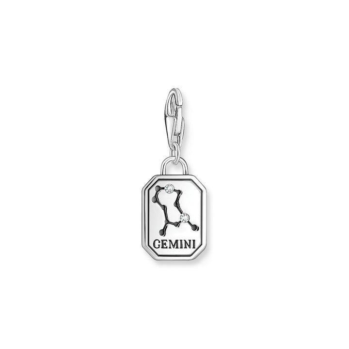 Gemini Zodiac sign silver charm pendant | THOMAS SABO Australia
