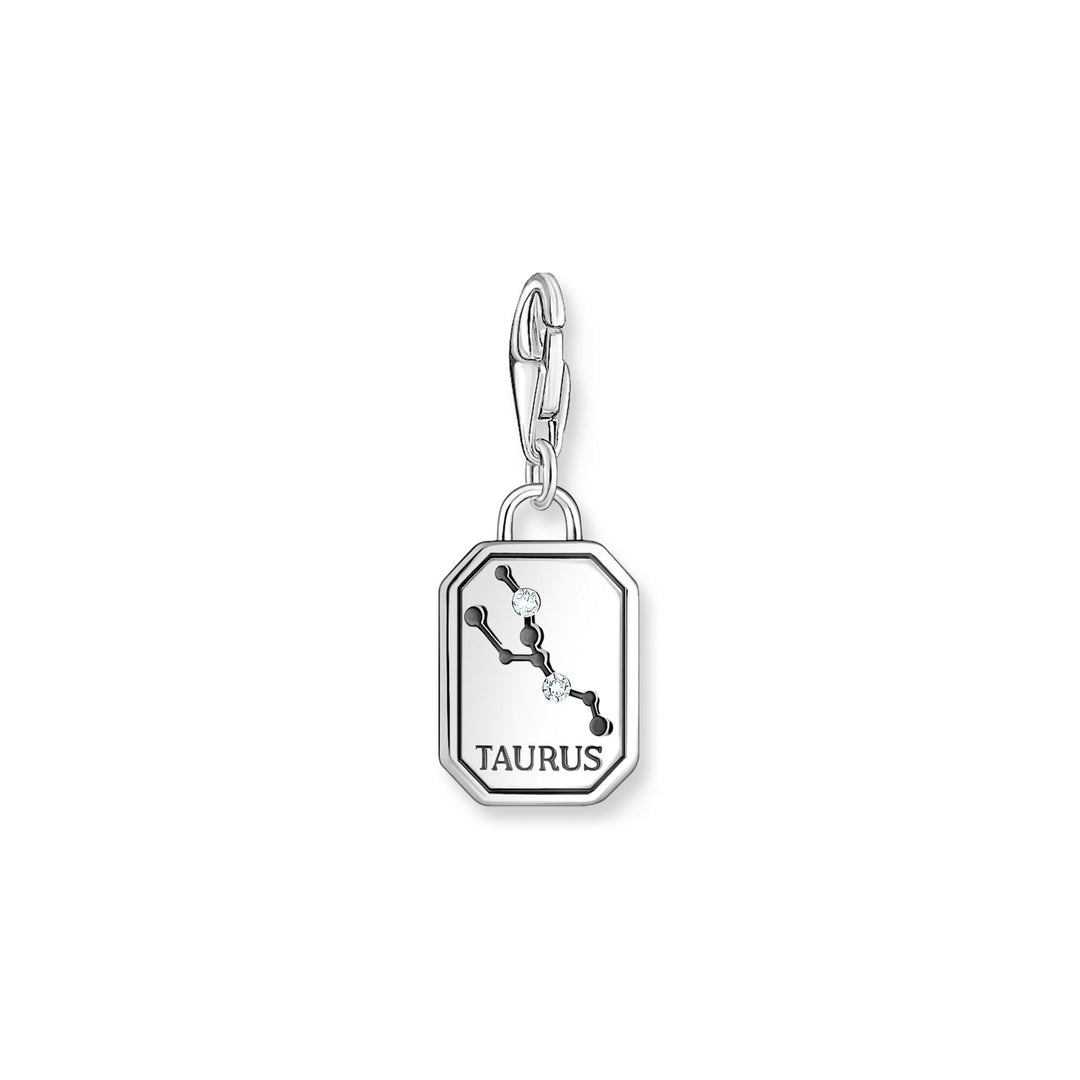 Taurus zodiac sign silver charm pendant | THOMAS SABO Australia