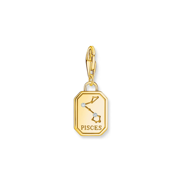 Pisces zodiac sign gold charm pendant | THOMAS SABO Australia
