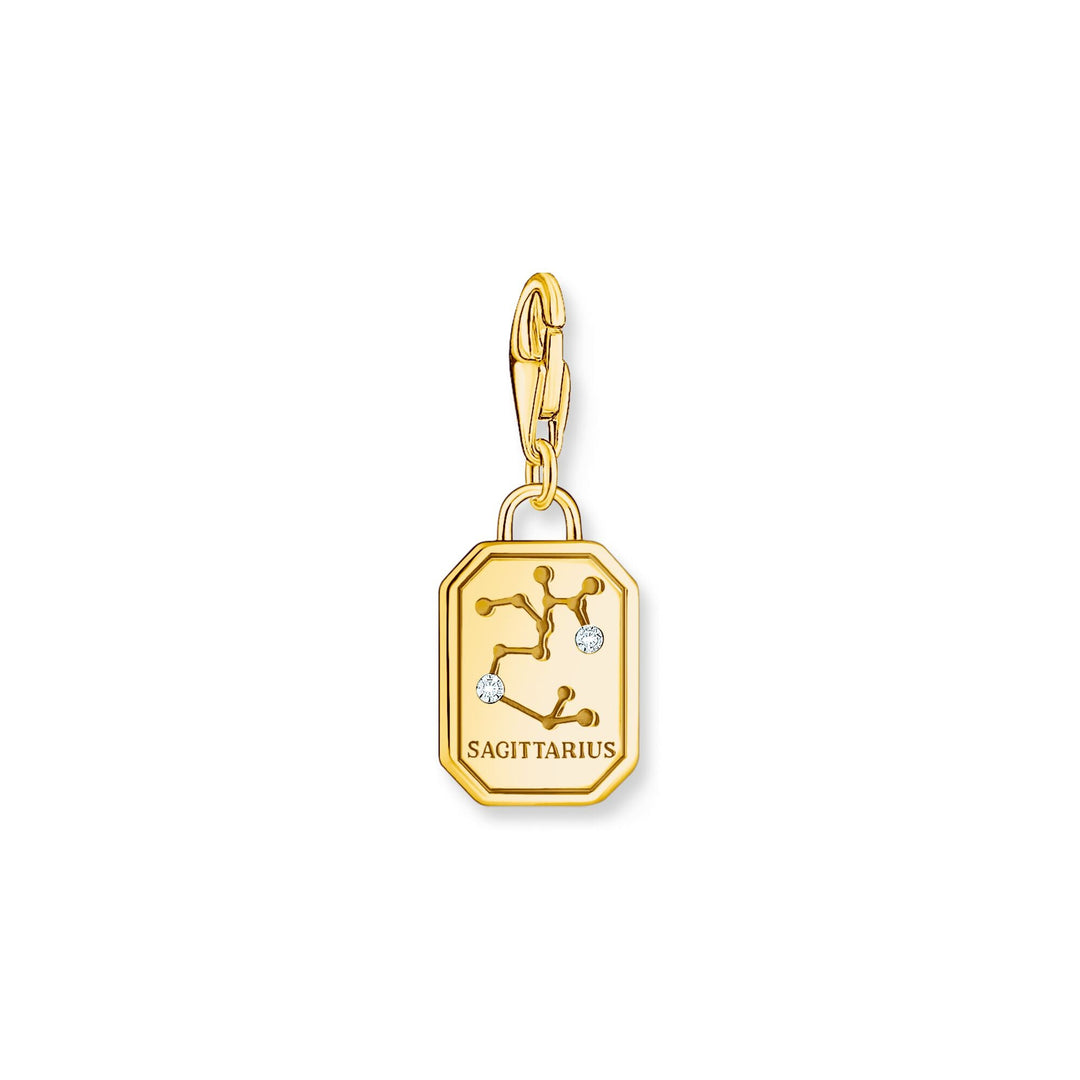 Sagittarius zodiac sign gold charm pendant | THOMAS SABO Australia