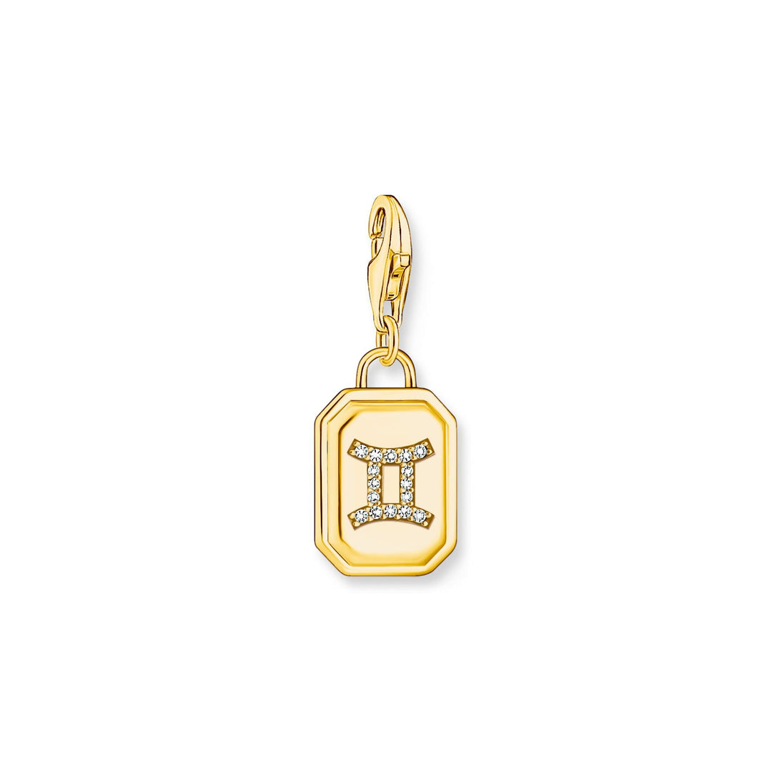 Gemini Zodiac sign gold charm pendant | THOMAS SABO Australia