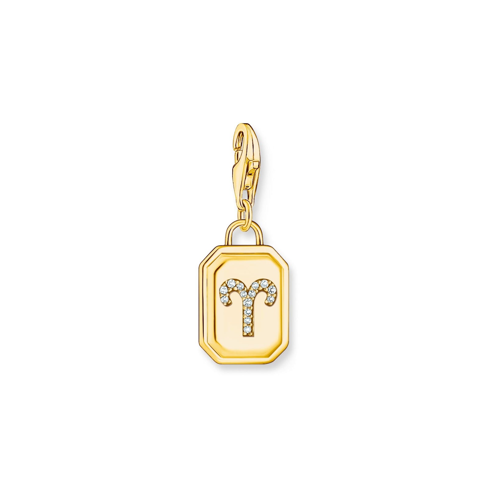 Aries Zodiac sign gold charm pendant | THOMAS SABO Australia
