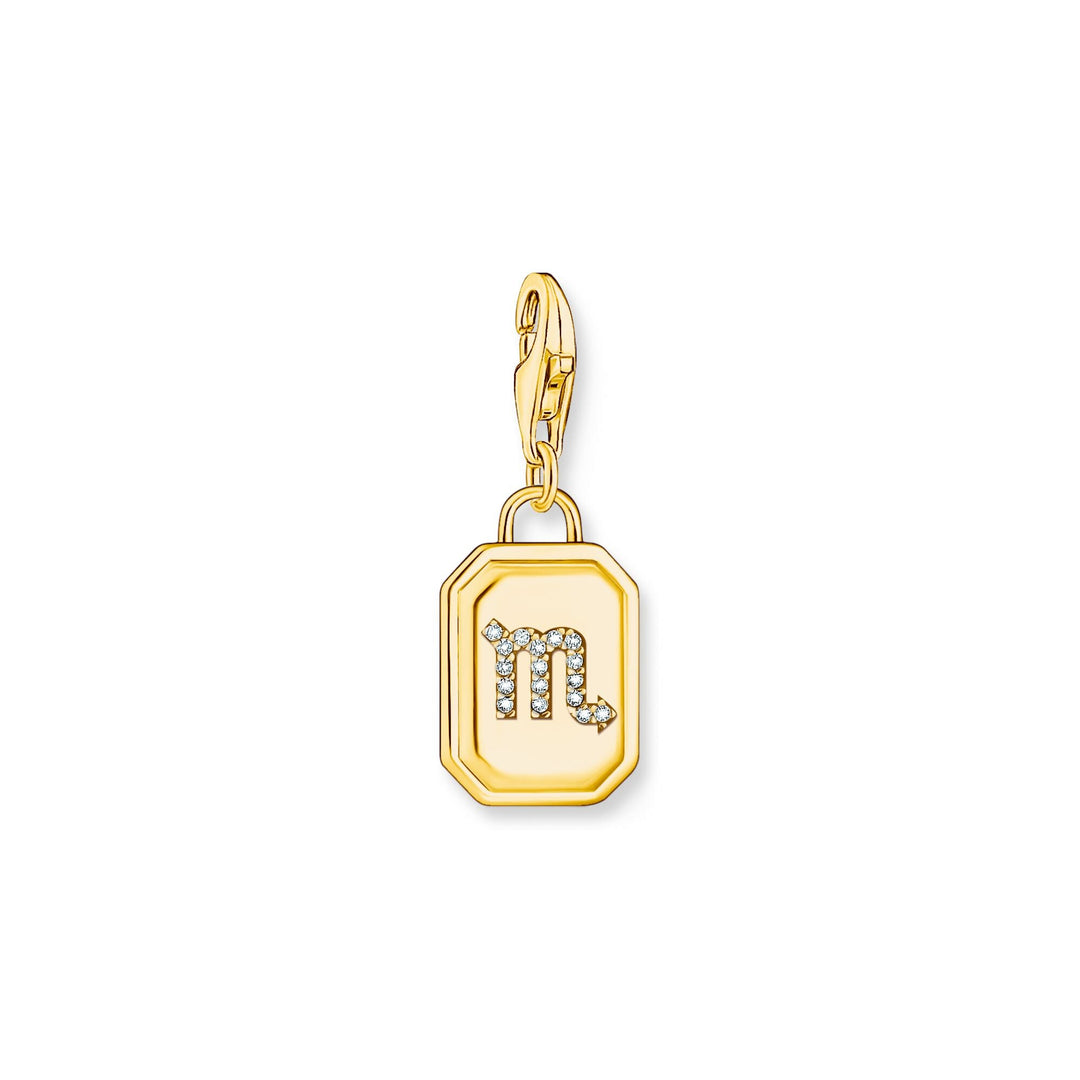 Scorpio Zodiac sign gold charm pendant | THOMAS SABO Australia