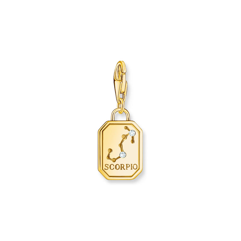 Scorpio Zodiac sign gold charm pendant | THOMAS SABO Australia