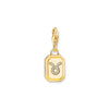 Taurus zodiac sign gold charm pendant | THOMAS SABO Australia