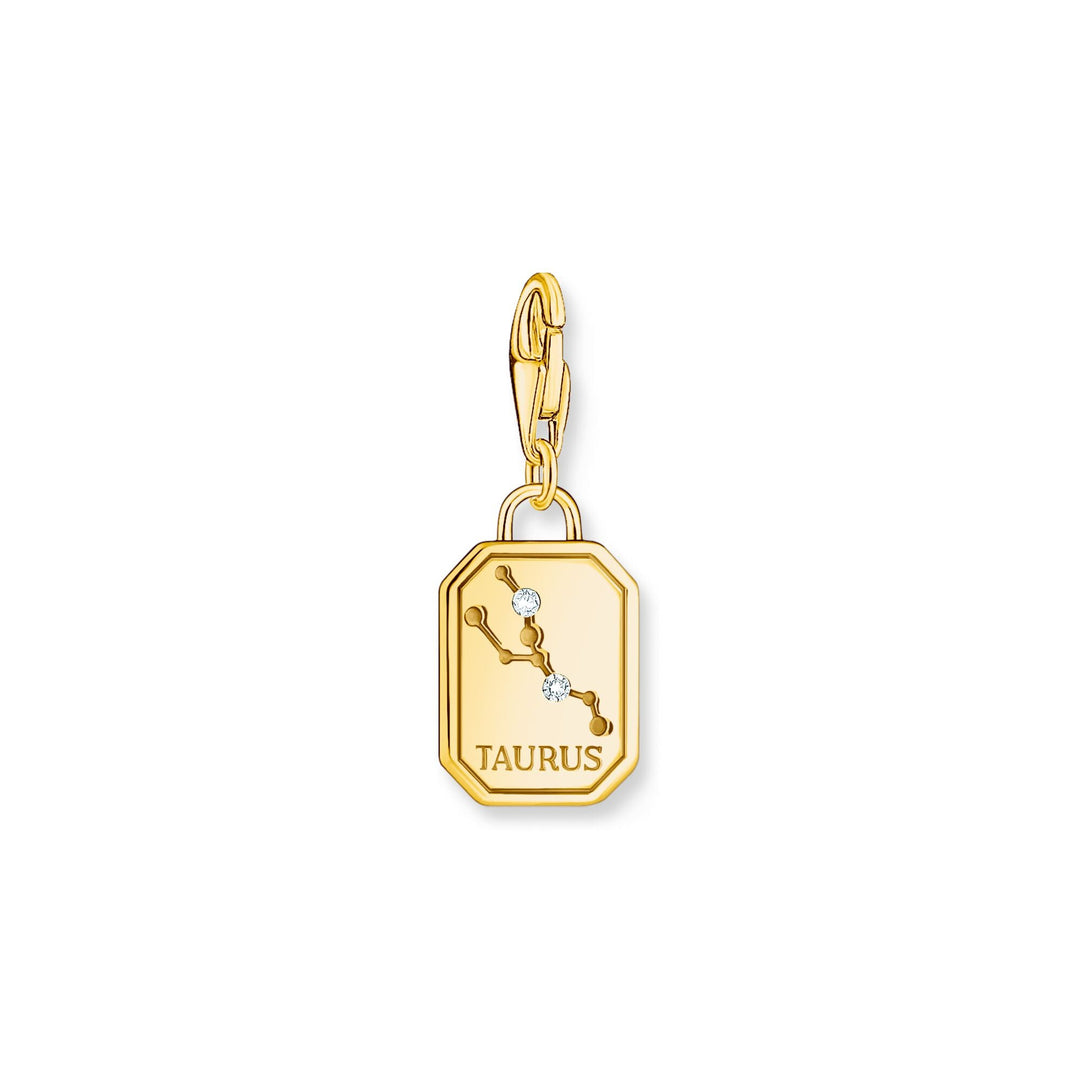 Taurus zodiac sign gold charm pendant | THOMAS SABO Australia