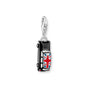 Charm Pendant London taxi with Union Jack