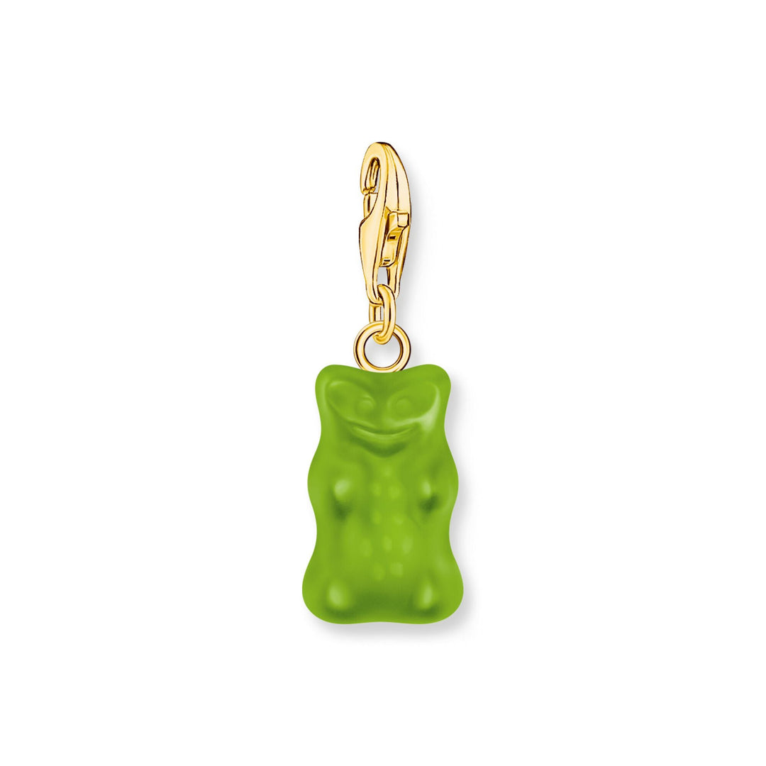 THOMAS SABO x HARIBO: Gold-plated Charm Apple Green Goldbear Pendant | THOMAS SABO Australia