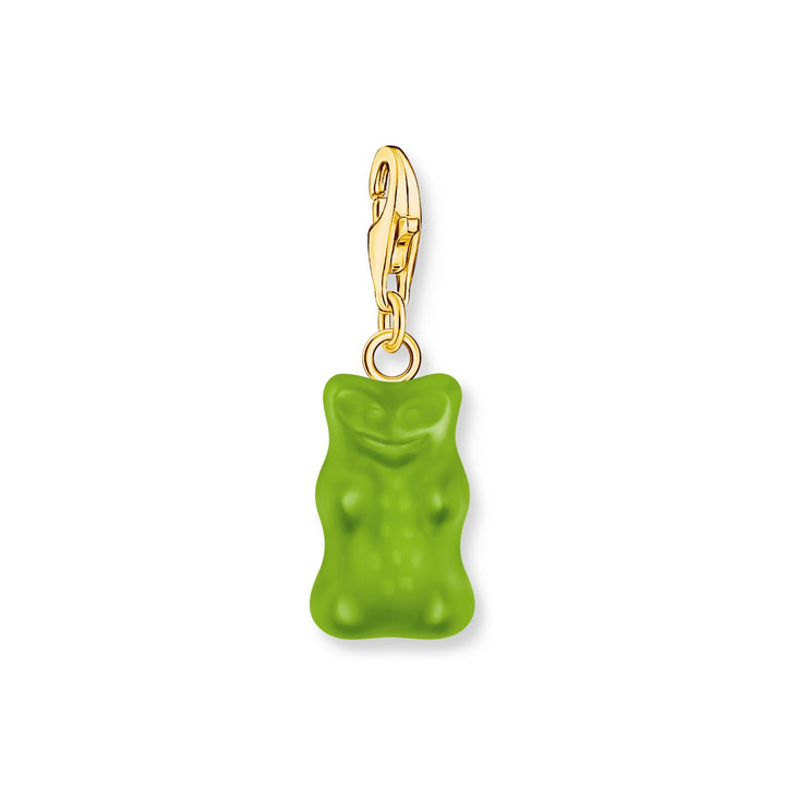THOMAS SABO x HARIBO: Gold-plated Charm Apple Green Goldbear Pendant | THOMAS SABO Australia
