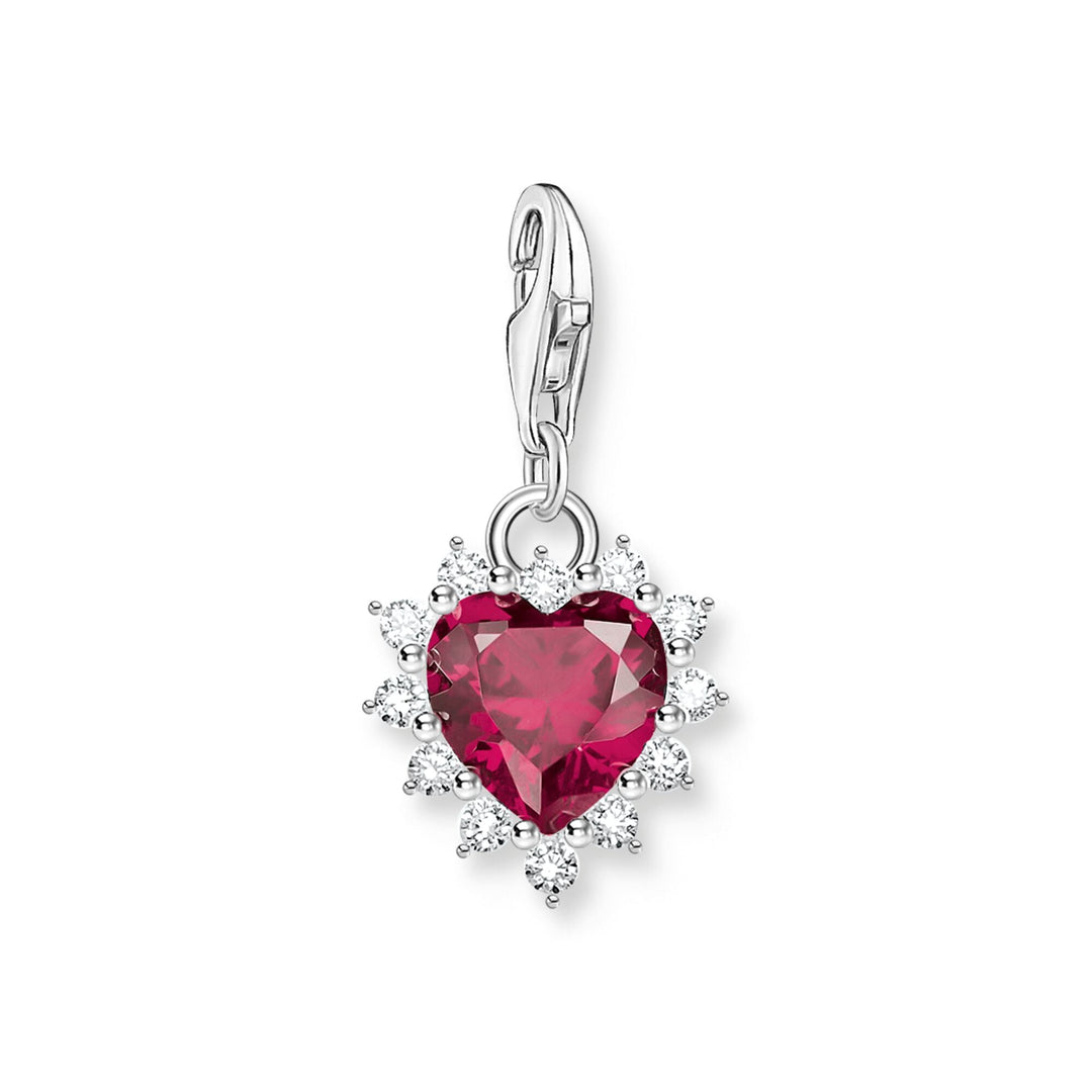 Charm with lab-grown sapphire red | THOMAS SABO Australia
