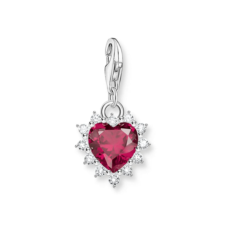 Charm with lab-grown sapphire red | THOMAS SABO Australia