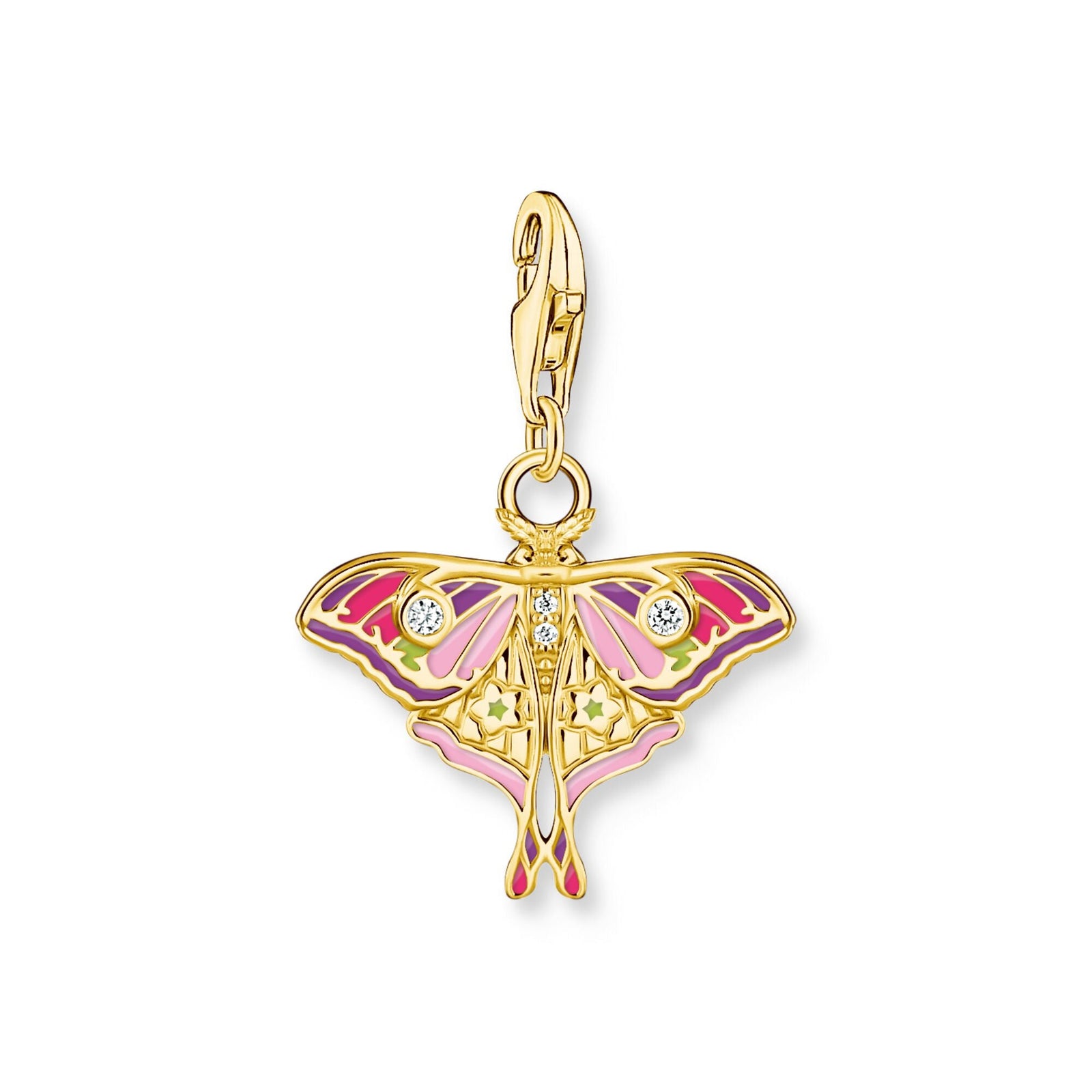 charm pendant in colourful moth design  | THOMAS SABO Australia