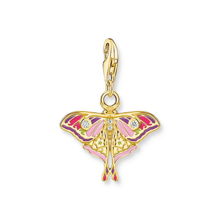 charm pendant in colourful moth design  | THOMAS SABO Australia