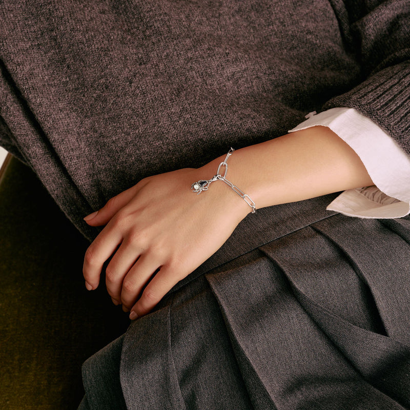 Spider Pearl Charm Pendant 