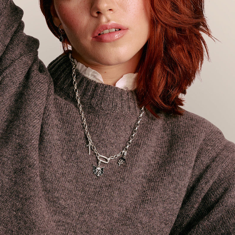 True Romance Rose Charm Pendant