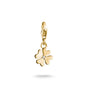 Gold-Plated Four-Leaf Clover Charm with Zirconia Centre Stone | THOMAS SABO