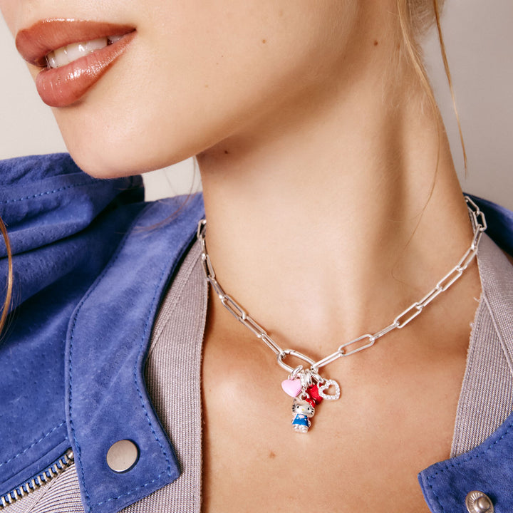 Hello Kitty Charm, Silver-Plated