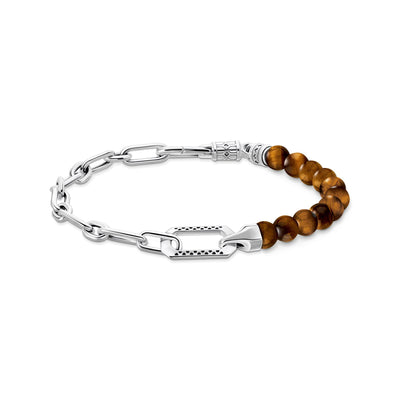 Bracelet with brown beads | THOMAS SABO Australia
