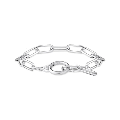 Silver Link bracelet with white zirconia | THOMAS SABO Australia