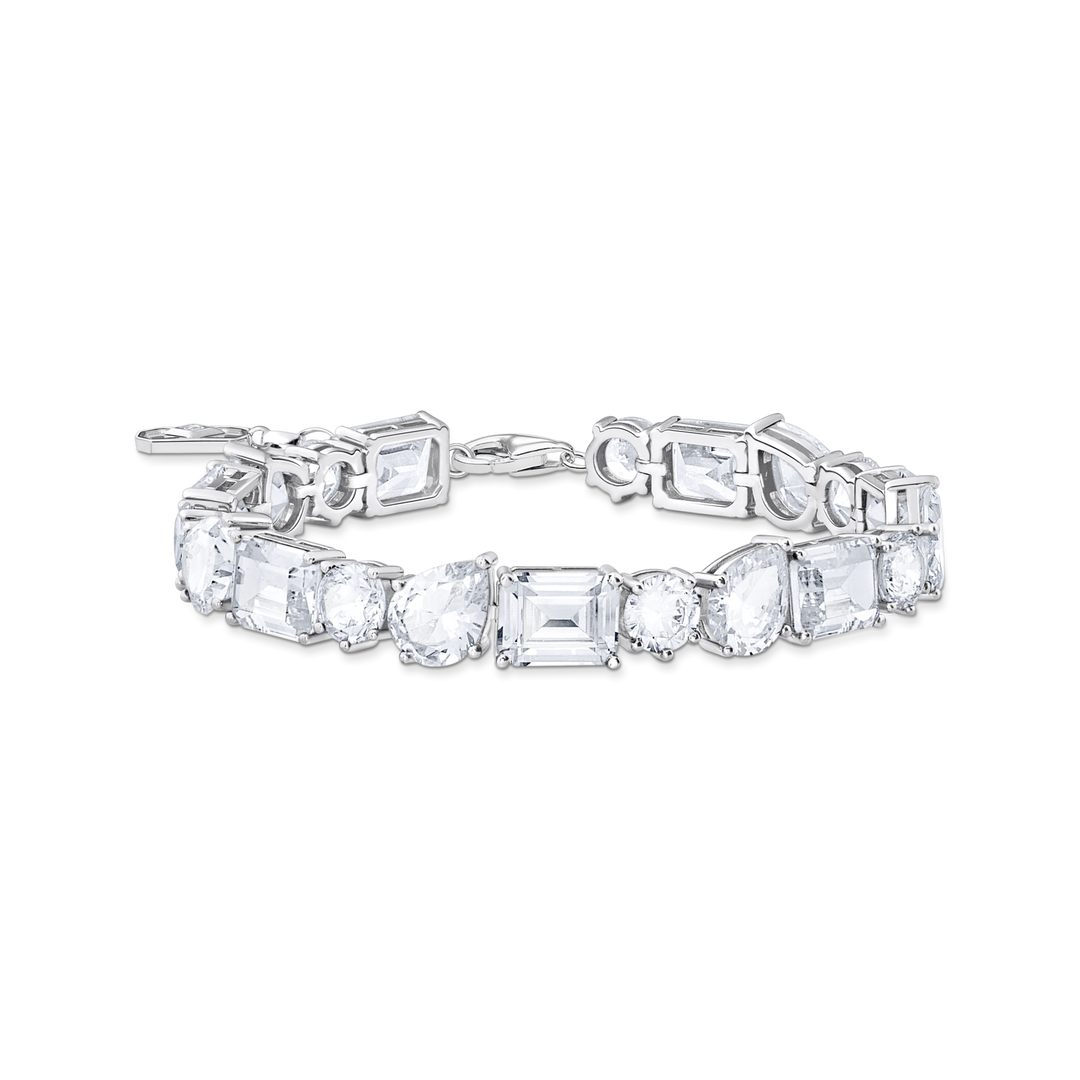 Heritage Glam tennis bracelet with white zirconia stones | THOMAS SABO Australia