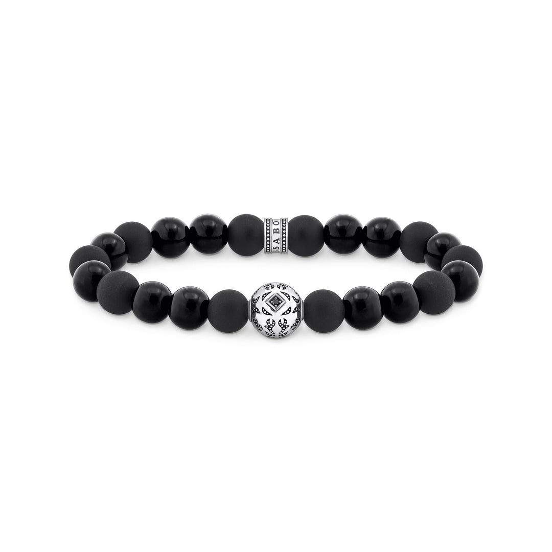 Beads bracelet made from obsidian | THOMAS SABO Australia