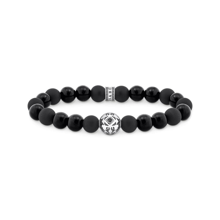 Beads bracelet made from obsidian | THOMAS SABO Australia