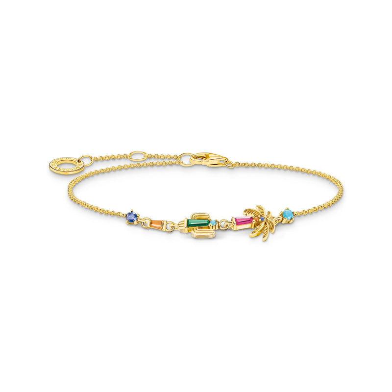 Bracelet with colourful palm tree & cactus | THOMAS SABO Australia