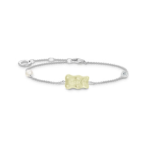 THOMAS SABO x HARIBO: Silver Bracelet Pineapple White Goldbear  | THOMAS SABO Australia