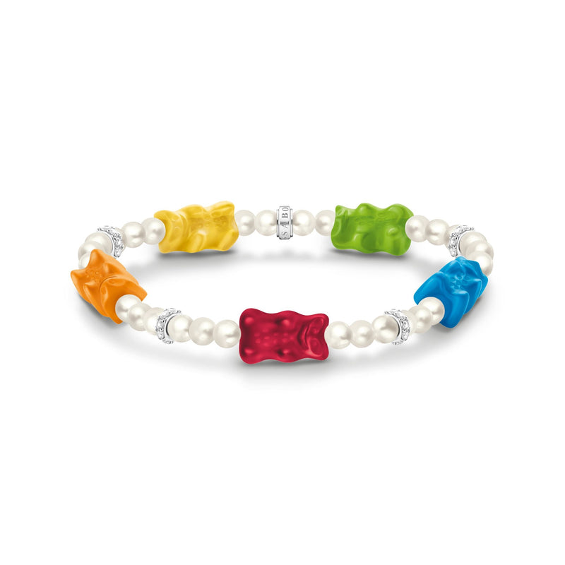 THOMAS SABO x HARIBO: Silver Bead bracelet with colourful golden bears | THOMAS SABO Australia