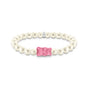 Pearl bracelet with pink Goldbear | THOMAS SABO Australia