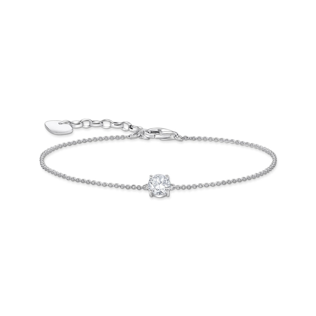 Bracelet with white zirconia pendant | THOMAS SABO Australia