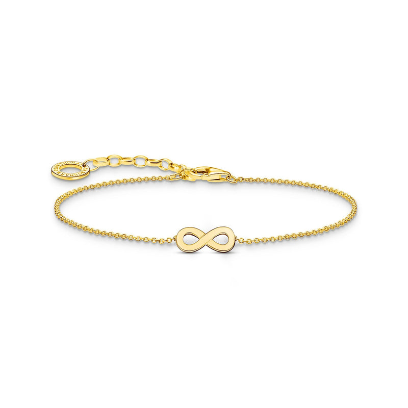 Bracelet with infinity pendant - gold | THOMAS SABO Australia