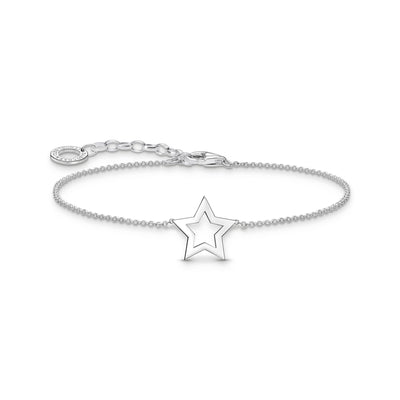 Bracelet with star pendant - silver | THOMAS SABO Australia