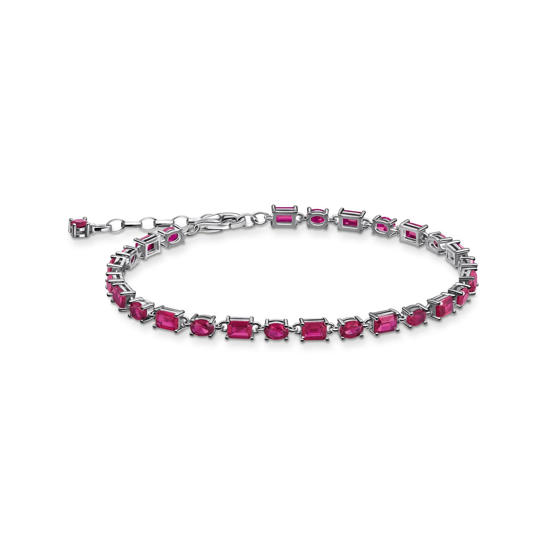 Bracelet with ruby red zirconia | THOMAS SABO Australia