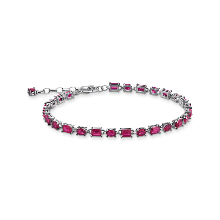 Bracelet with ruby red zirconia | THOMAS SABO Australia