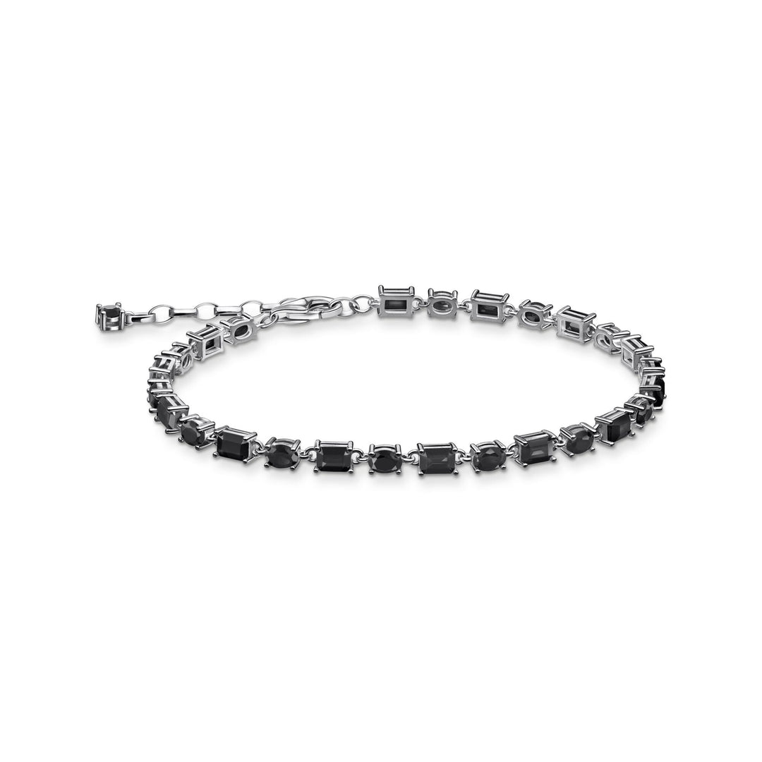 Blackened bracelet with zirconia | THOMAS SABO Australia