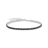 Tennis bracelet round-cut with black zirconia  | THOMAS SABO Australia