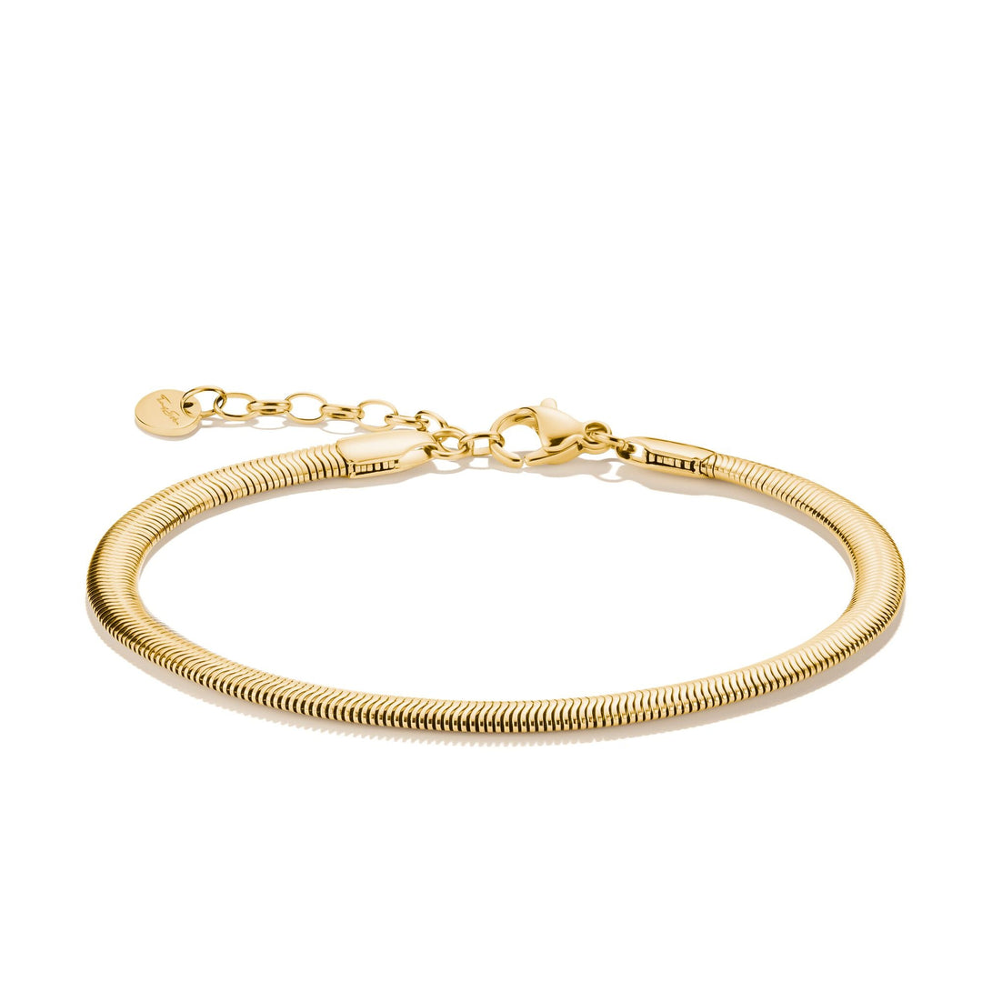 Gold-Tone Stainless Steel Snake Chain Bracelet | THOMAS SABO